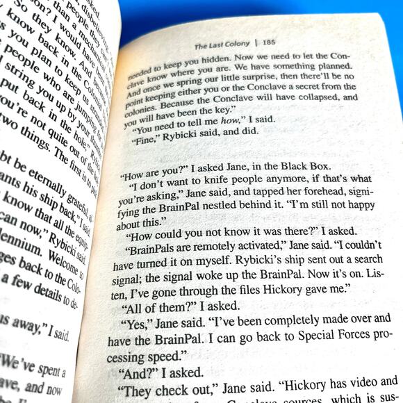 The Last Colony by John Scalzi (2007, Tor) Mass Market Paperback Sci-Fi Novel - Picture 8 of 8